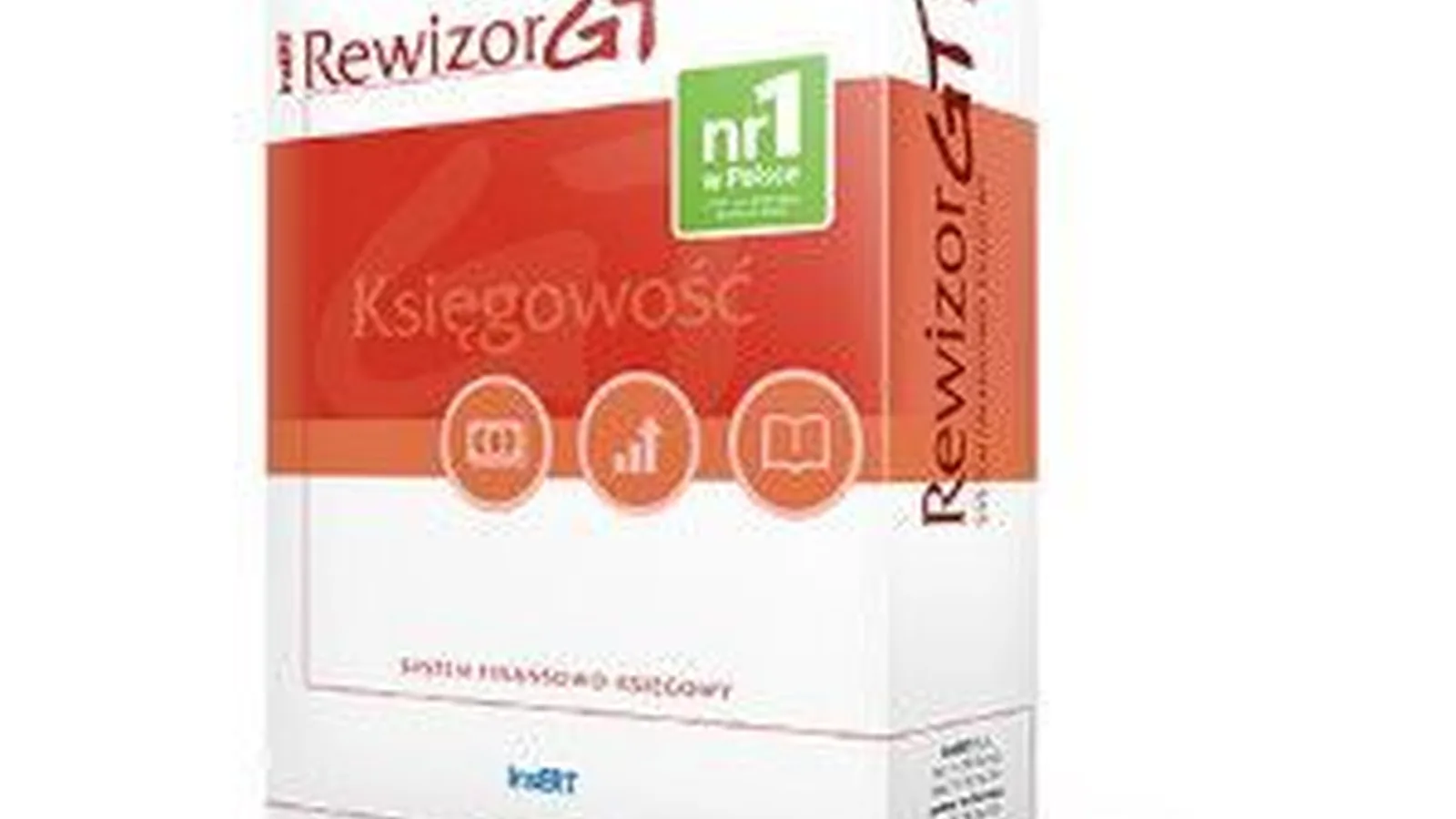 Pudełko programu finansowo-księgowego Rewizor GT
