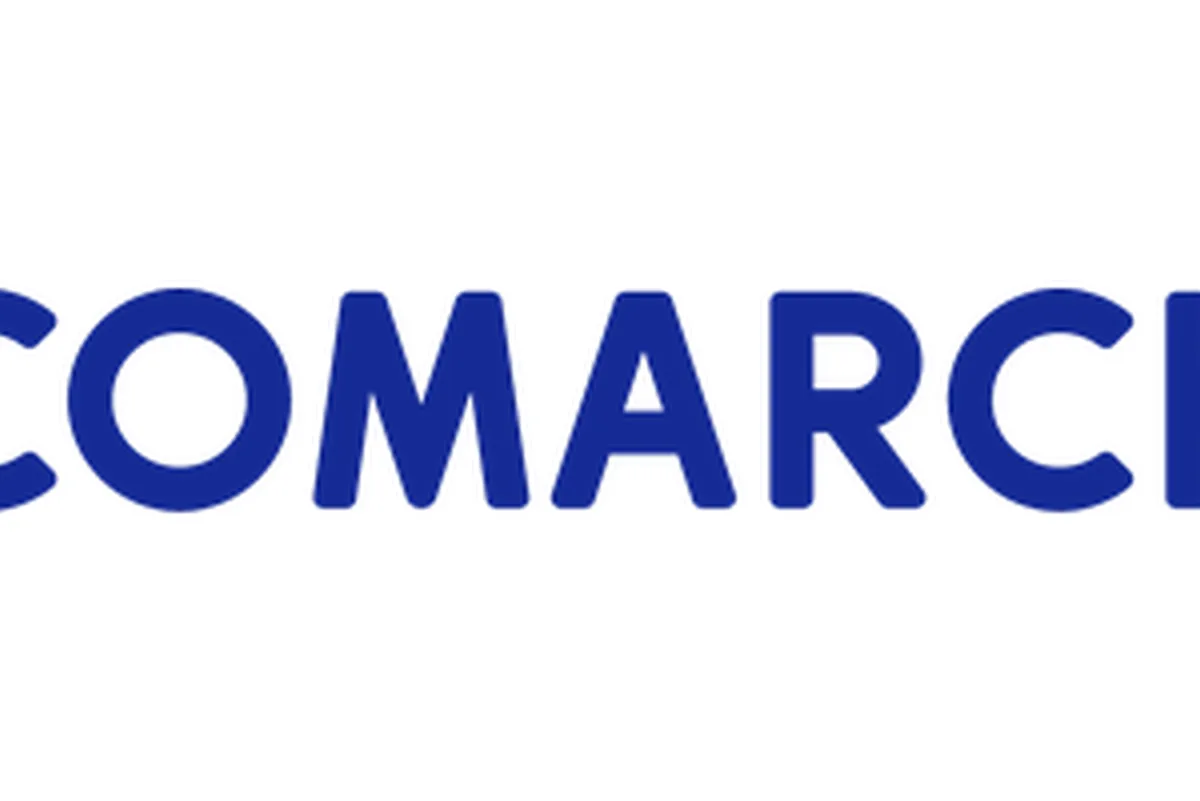 Logotyp systemu Comarch ERP na białym tle