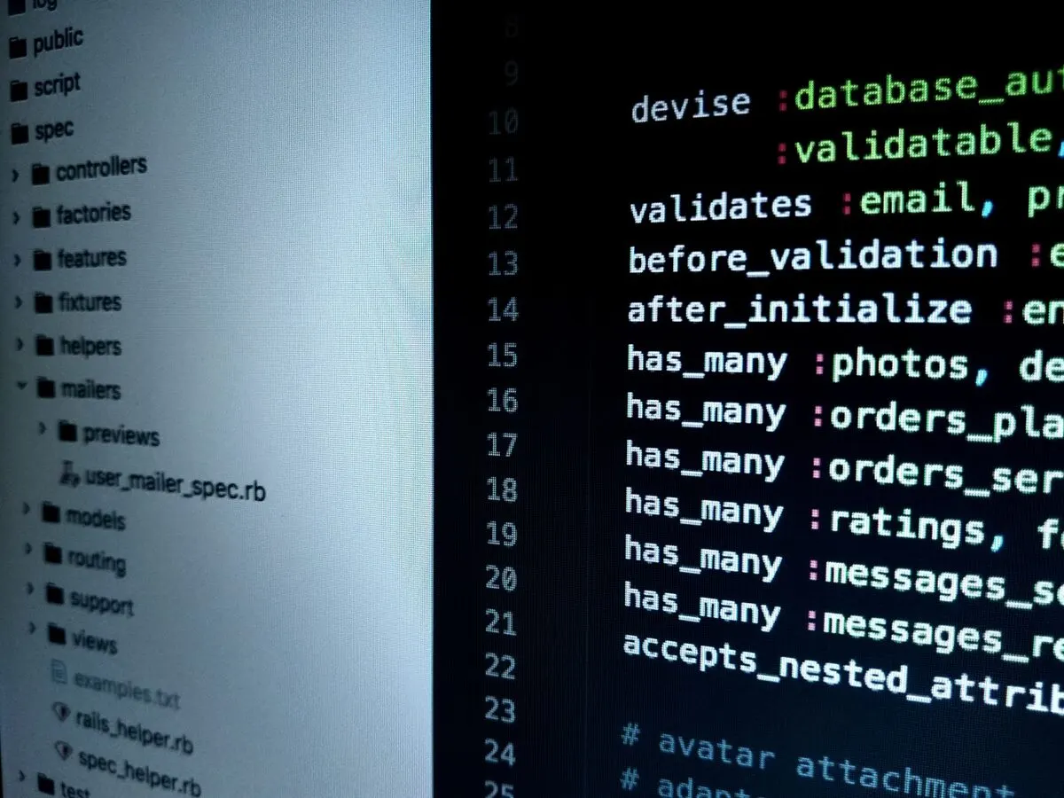 Ekran z kodem programistycznym — Eksport danych z Subiekta GT do arkusza kalkulacyjnego dla zarządu