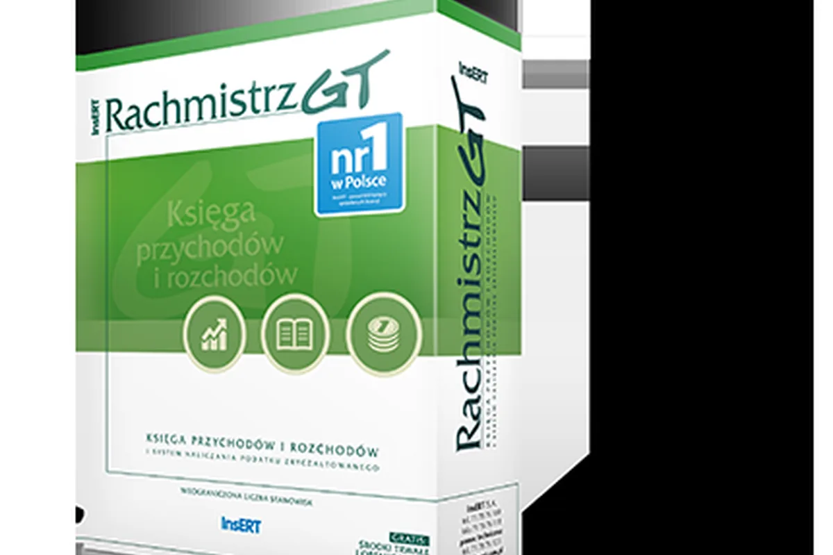 Pudełko programu księgowego Rachmistrz GT