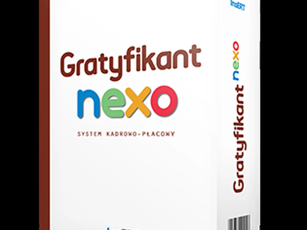 Pudełko programu InsERT Gratyfikant nexo - system kadrowo-płacowy