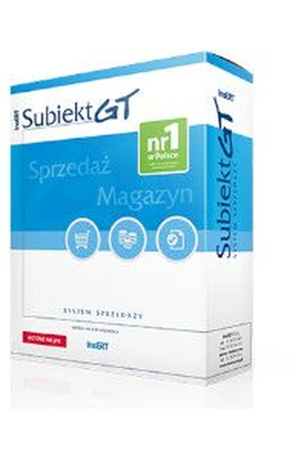 Pudełko programu sprzedażowo-magazynowego Subiekt GT