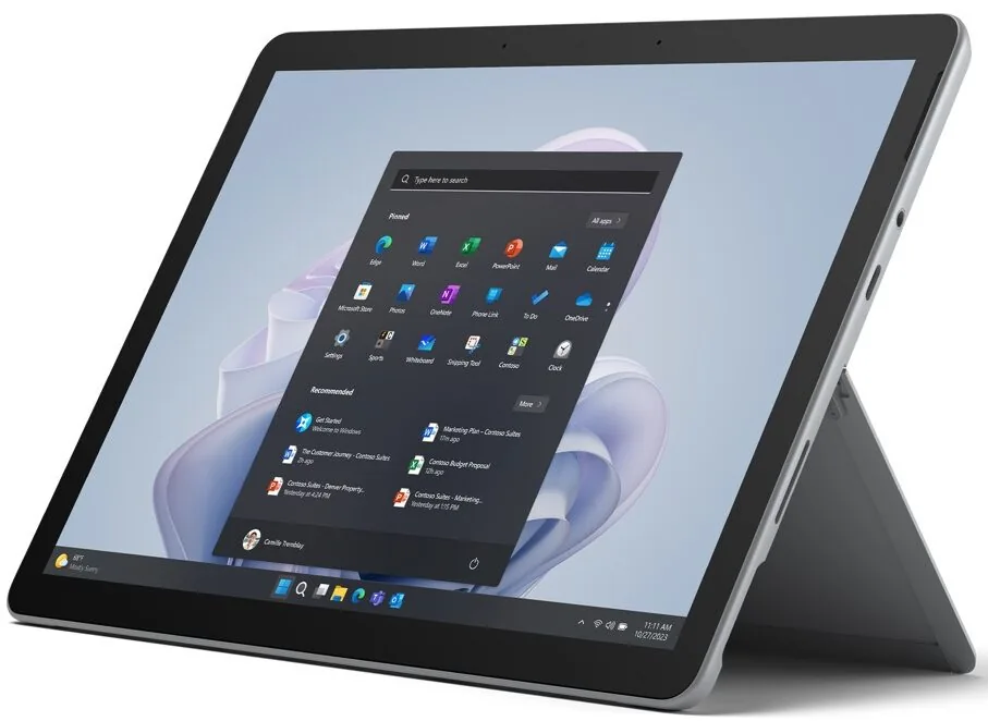 Zdjęcie produktowe komputera Surface Go 4 — Surface Go 4 — czego przy tym sprzęcie nie zrobimy