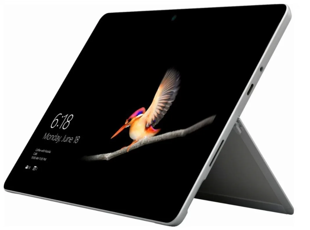 Zdjęcie produktowe komputera Surface Go — Surface Go poza naszym warsztatem — gdzie szukać pomocy