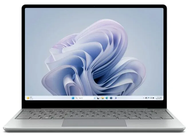 Zdjęcie produktowe komputera Surface Laptop Go 3 — Surface Laptop Go 3 a zakres naszego serwisu — czym zajmujemy się zamiast