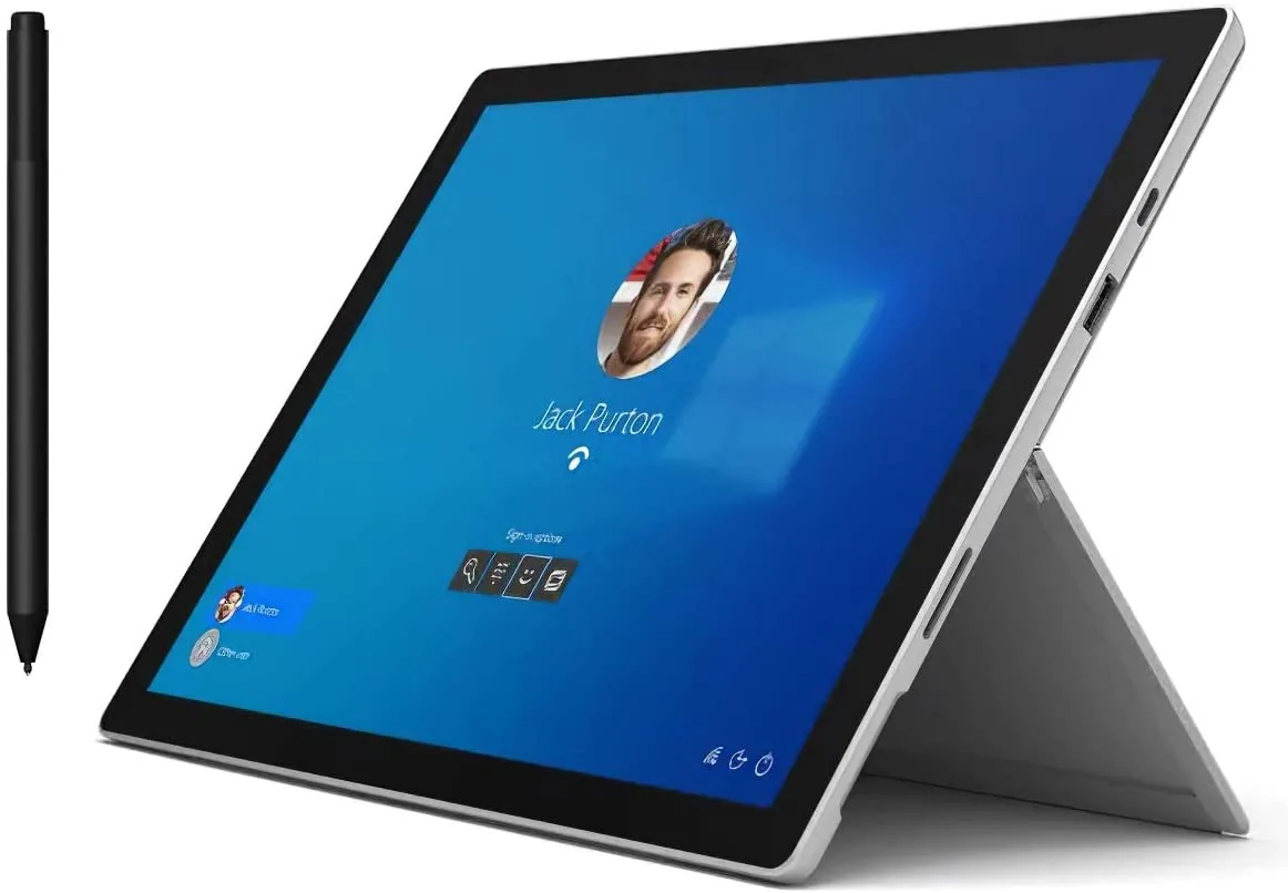 Zdjęcie produktowe komputera Surface Pro 7 — Surface Pro 7+ — czego przy tym sprzęcie nie zrobimy