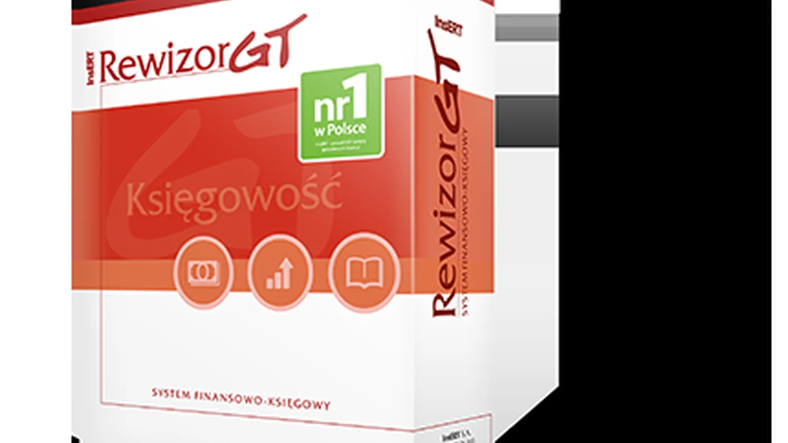 Pudełko programu finansowo-księgowego Rewizor GT