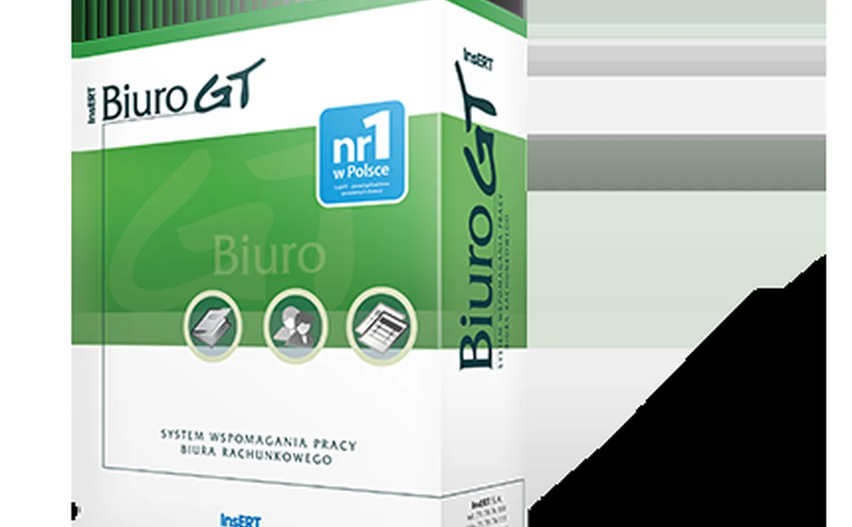 Pudełko programu Biuro GT firmy InsERT